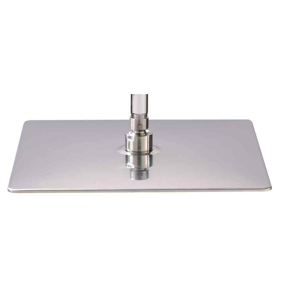 Glacier Bay Modern 1-Spray 12 in. Single Ceiling Mount Fixed Shower Head
