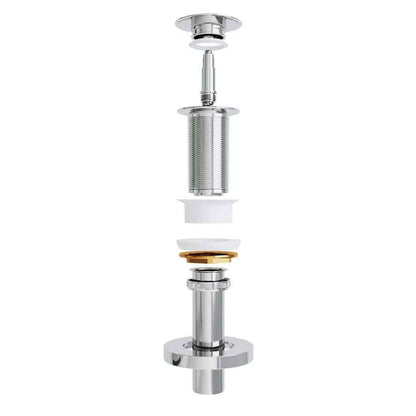 VIGO Vessel Bathroom Sink Pop-Up Drain and Mounting Ring in Chrome VG07000CH