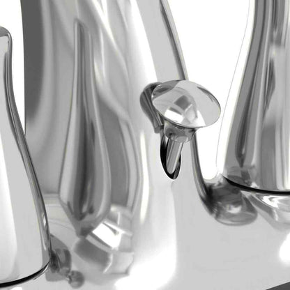 Glacier Bay Gable 4 in. Centerset 2-Handle Mid-Arc Bathroom Faucet in Chrome