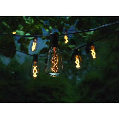 Hampton Bay 10 ft. Light Line Voltage Incandescent String Light (10-Heads)