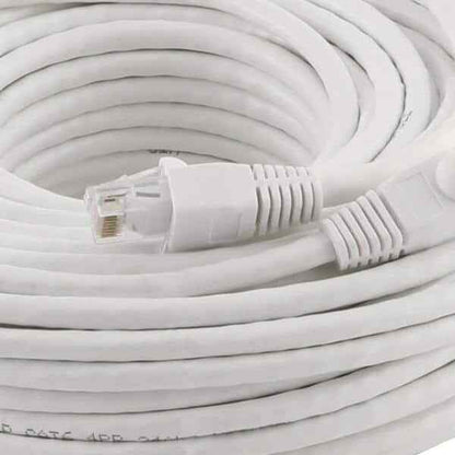 Commercial Electric 100 ft. CAT6 Ethernet Cable in White