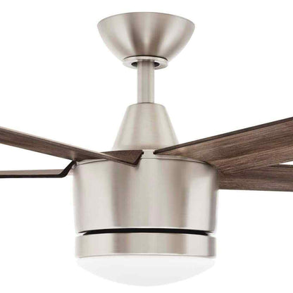 Home Decorators Merwry 52 in. Integrated LED Indoor Brushed Nickel Ceiling Fan
