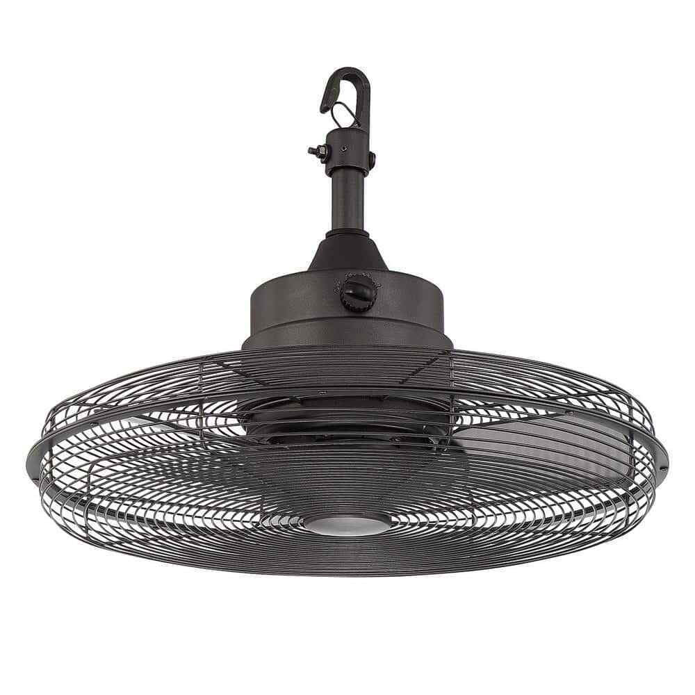 Home Decorators Collection Calthorpe 20 in. Portable Natural Iron Ceiling Fan