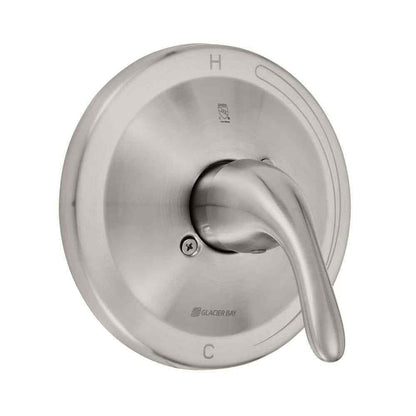 Glacier Bay Builders Single Handle 1-Spray Tub and Shower Faucet Brushed Nickel