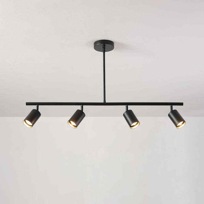Globe Electric Willard 2.92 ft. 4-Light Black Adjustable Height Linear Track Kit