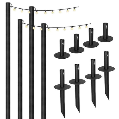 EXCELLO GLOBAL PRODUCTS Outdoor 100 ft. Plug-in Globe Bulb String Light