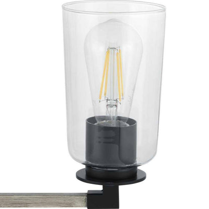 Home Decorators Walsh 34 in. 4-Light Black Coastal Bathroom Vanity Light