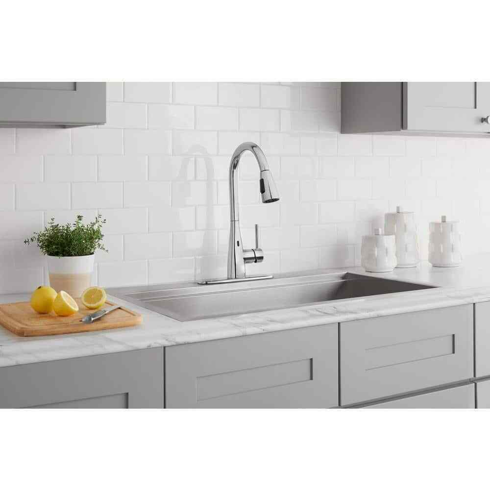 Glacier Bay Vazon Touchless Single-Handle Pull-Down Sprayer Kitchen Faucet