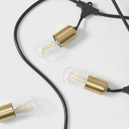 Brightech Ambience Glow 15-Light 48 ft. Outdoor Plug-in LED Hanging String-Light