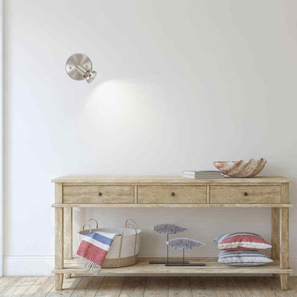 Eglo Buzz 1-Light Matte Nickel Wall Track Light Dimmable