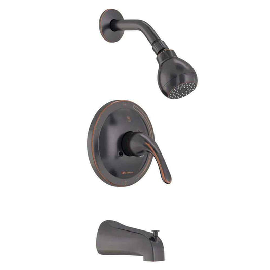Glacier Bay Builders Single Handle 1-Spray Tub and Shower Faucet 1.8 GPM Bronze