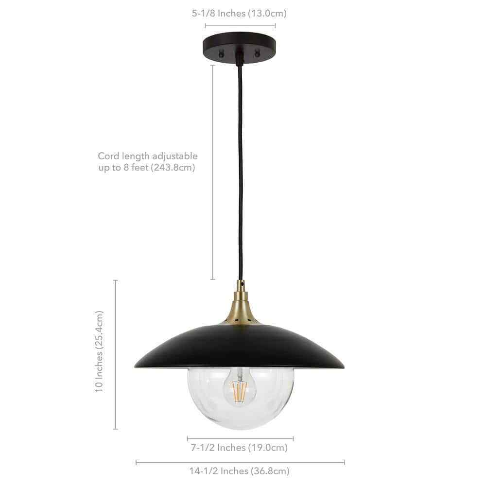 Meyer&Cross Alvia Pendant in Black and Gold