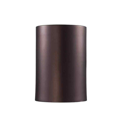 Bel Air Lighting Cali 1-Light Small Bronze Cylinder Outdoor Wall Light Fixture