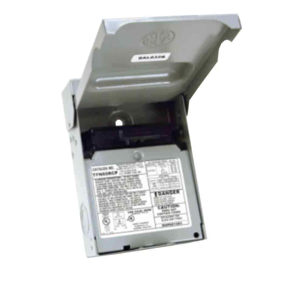 GE 60 Amp 240-Volt Non-Fuse Metallic AC Disconnect TFN60RCP