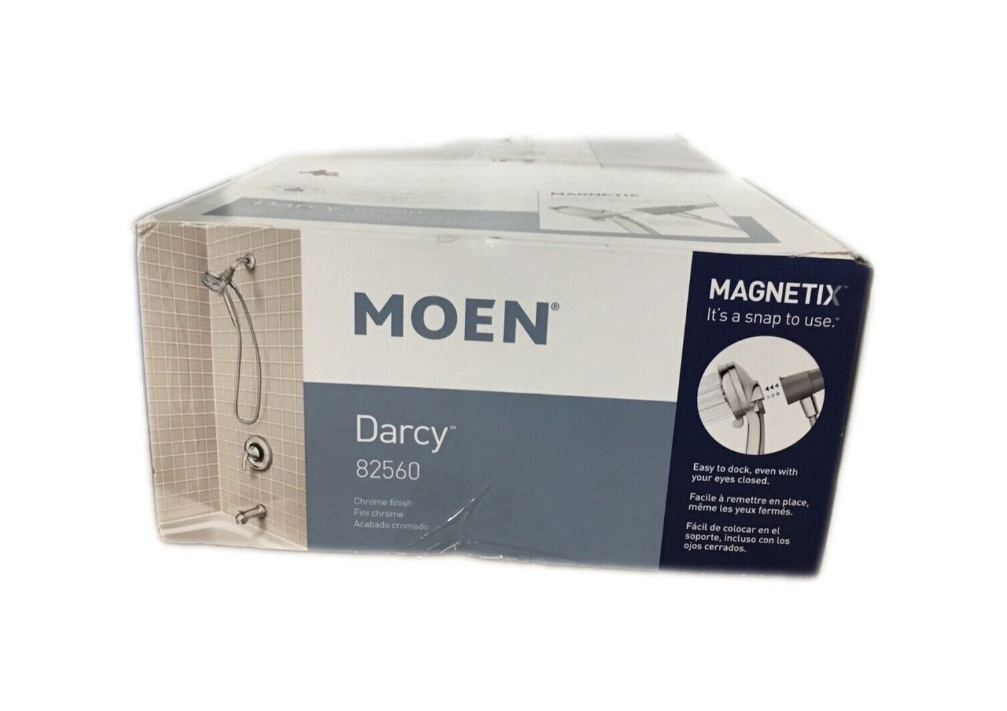 MOEN Darcy w/ Magnetix Single-Handle 6-Spray Tub and Shower Faucet Chrome