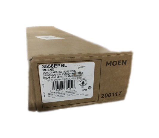 MOEN 30 in. Eco-Performance Wall Bar with 5-Spray Handheld Shower in Matte Black