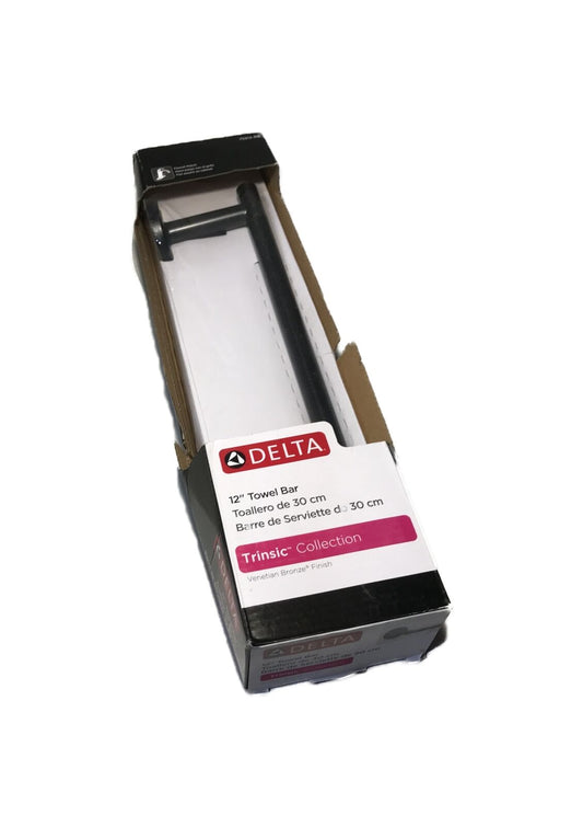 Delta Trinsic 12 in. Towel Bar in Venetian Bronze
