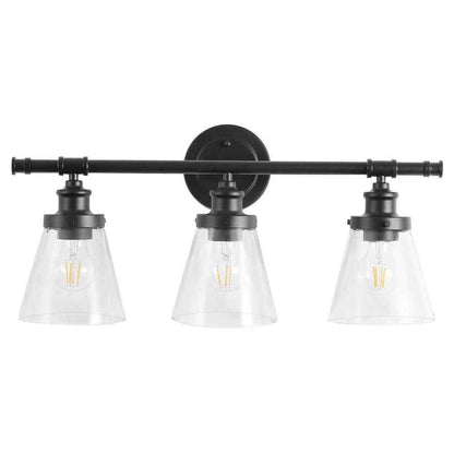 Spitzer 3-Light Black Vanity Light