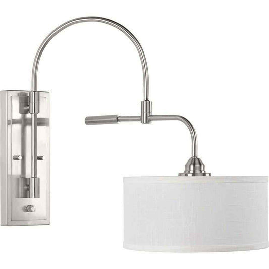 Progress Lighting Kempsey Brushed Nickel Swing Arm Wall Bracket