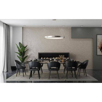 Progress Lighting Astra Collection 6-Light Brushed Nickel Chandelier