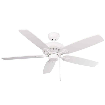 Hampton Bay Rockport 52 in. LED Matte White Ceiling Fan with Light Kit 51752