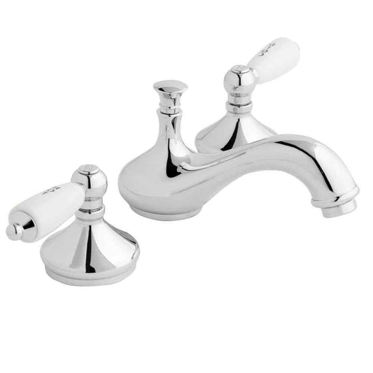 Glacier Bay Teapot 8 in. Widespread Low-Arc Bathroom Faucet in Polished Chrome
