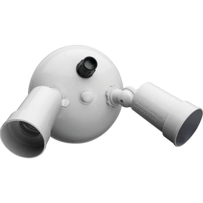 Lithonia Lighting 2-Light Wall-Mount Outdoor White Flood Light
