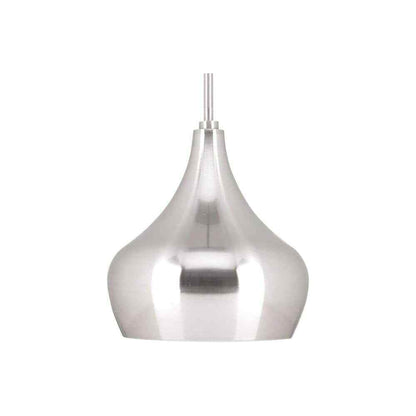 Progress Lighting 1-Light Brushed Nickel LED Pendant with Metal Shade