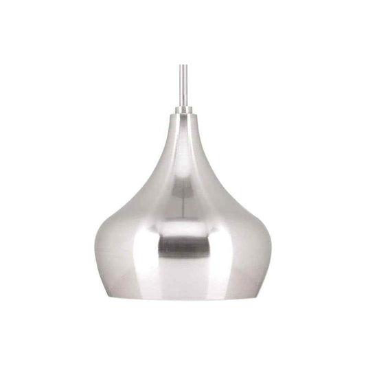Progress Lighting 1-Light Brushed Nickel LED Pendant with Metal Shade