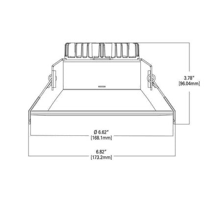 HALO LCR6 Series 6 in. Integrated LED Recessed Retrofit LED Module