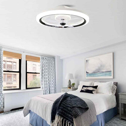 Oaks Aura 20 in. LED Smart App Remote Control Ceiling Fans w/ Lights DC Motor