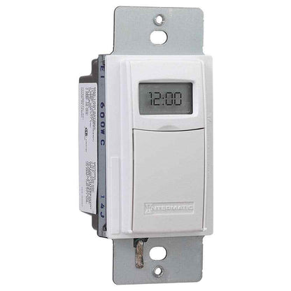 Intermatic 15 Amp 7-Day Indoor In-Wall Astronomic Digital Timer White ST01K