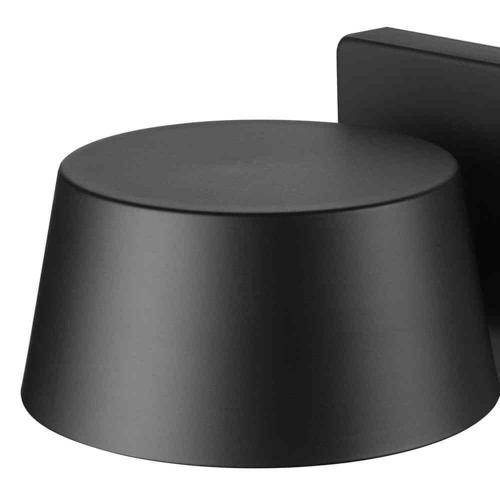 Globe Electric Maisel Matte Black Indoor/Outdoor Integrated LED Wall Sconce