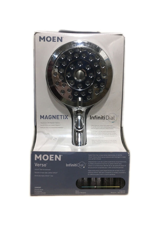MOEN Verso w/ Magnetix Wall Mount Handheld Shower Head Infiniti Dial in Chrome