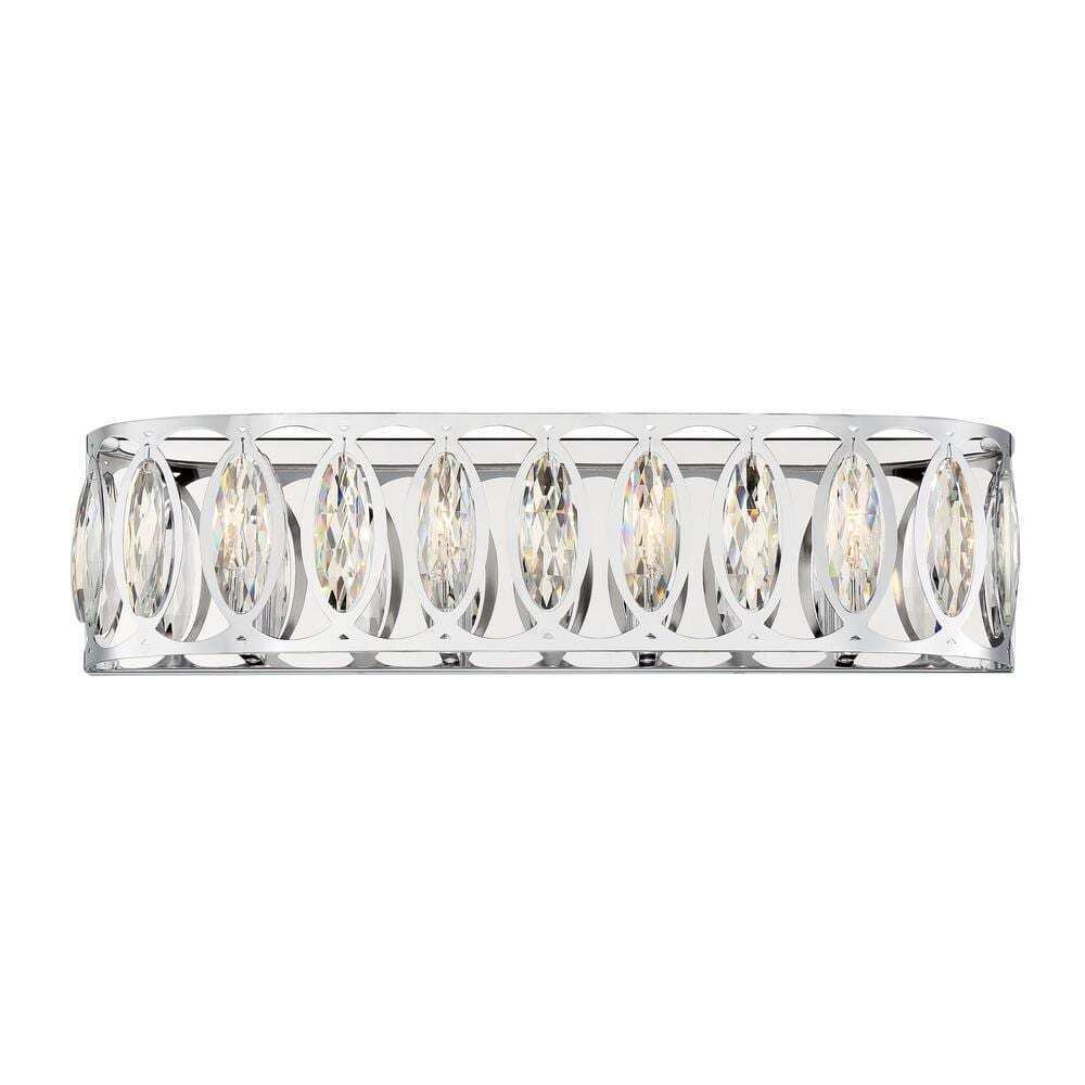 Easylite Crista 24 in. 4-Light Chrome Vanity Light