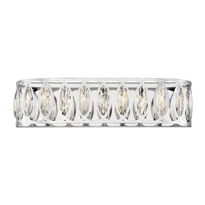 Easylite Crista 24 in. 4-Light Chrome Vanity Light