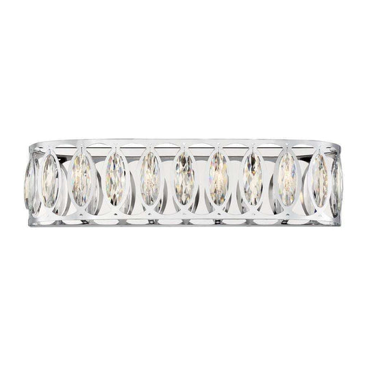 Easylite Crista 24 in. 4-Light Chrome Vanity Light