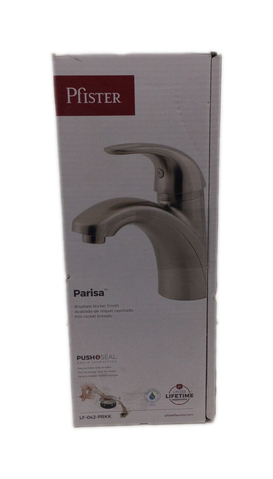 Pfister Parisa 4 in. Centerset Single-Handle Bathroom Faucet in Brushed Nickel