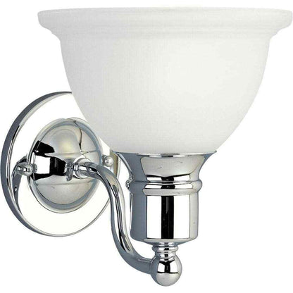 Progress Lighting Madison Polished Chrome Etched Glass Bath Vanity Light