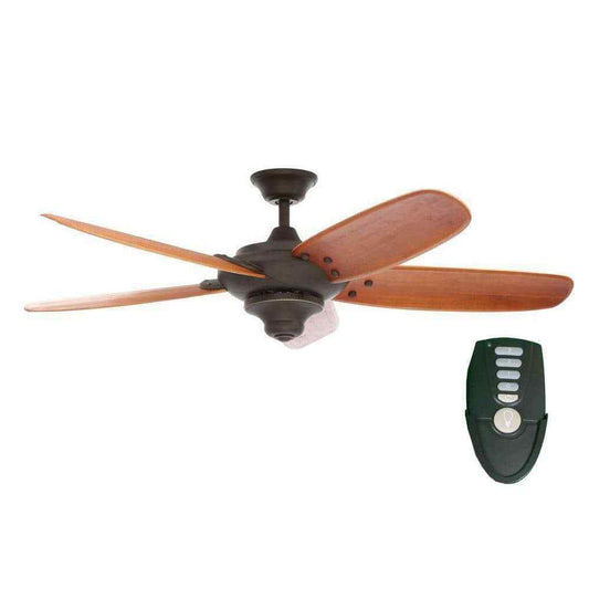 Home Decorators Altura 56 in. Indoor Oil-Rubbed Bronze Ceiling Fan w/ Remote