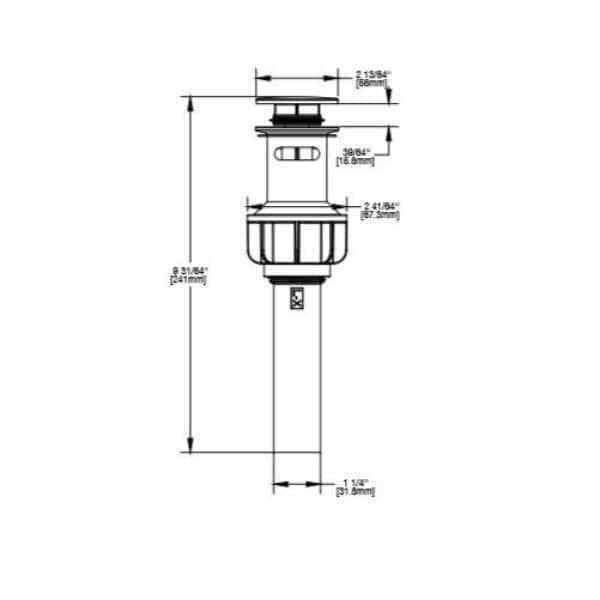 Glacier Bay Oswell 4 in. Centerset High-Arc Bathroom Faucet in Brushed Nickel