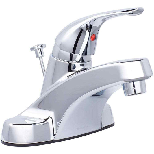 Glacier Bay Aragon 4 in. Centerset Low-Arc Bathroom Faucet in Chrome