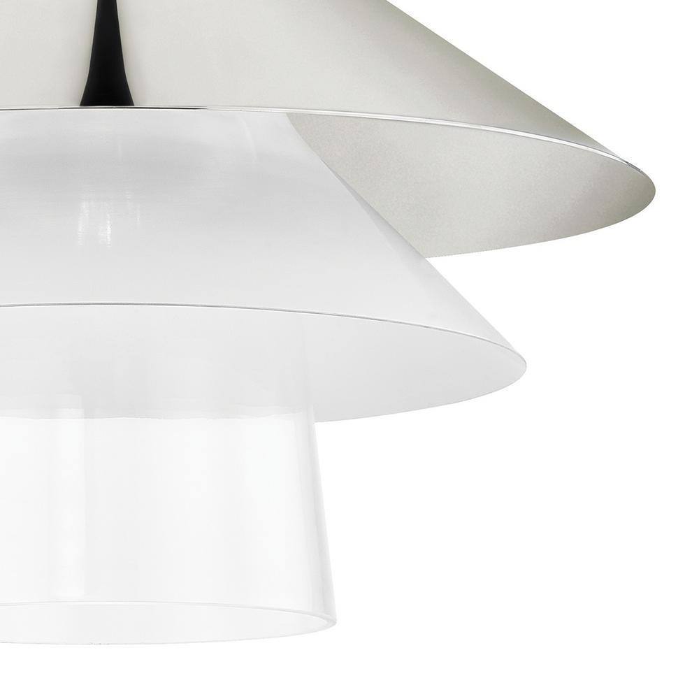 MITZI HUDSON VALLEY LIGHTING Jessy 1-Light Polished Nickel Large Pendant