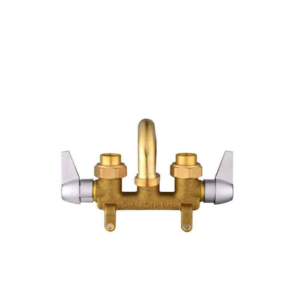 Glacier Bay 2-Handle Laundry Faucet in Rough Brass