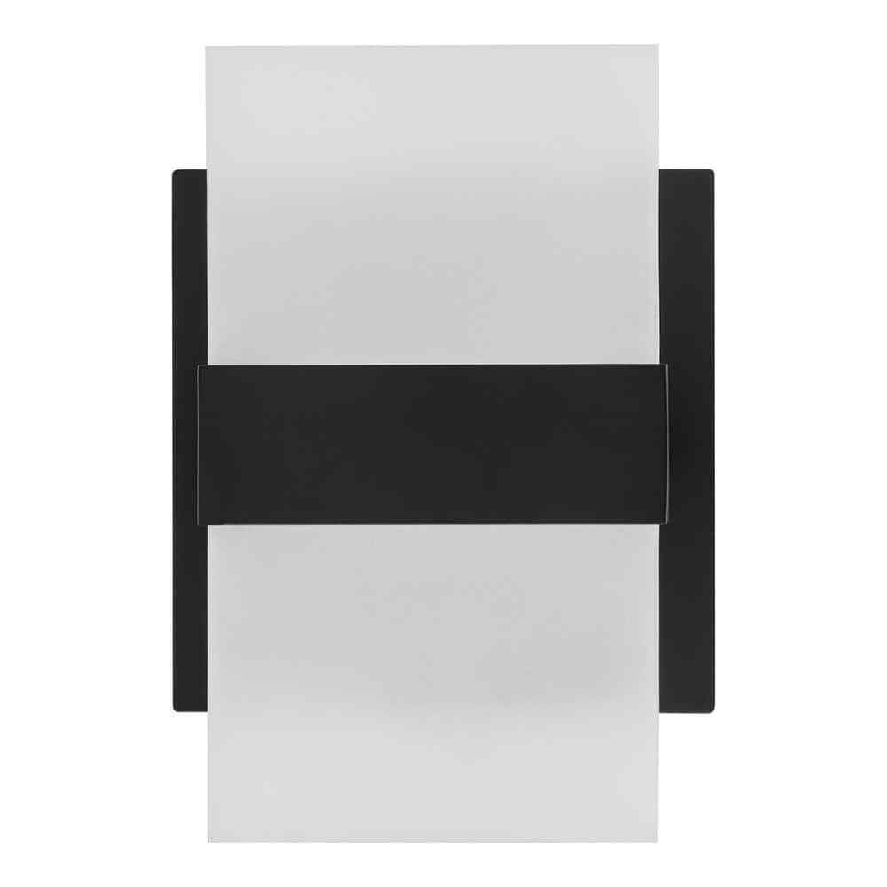 Home Decorators Alberson 2-Light Matte Black Integrated LED Indoor Wall Sconce