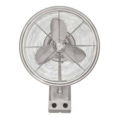 Home Decorators Bentley II 18 in. Brushed Nickel Oscillating Wall Fan