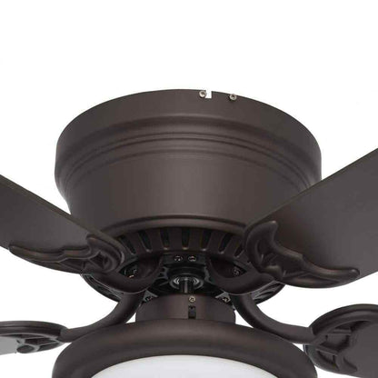 Hugger 56 in. LED Espresso Bronze Ceiling Fan