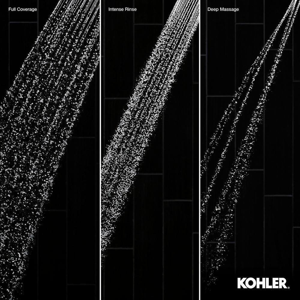 KOHLER Fordra 3-Spray Patterns Wall Mount Handheld Shower Head K-R27512-G-CP