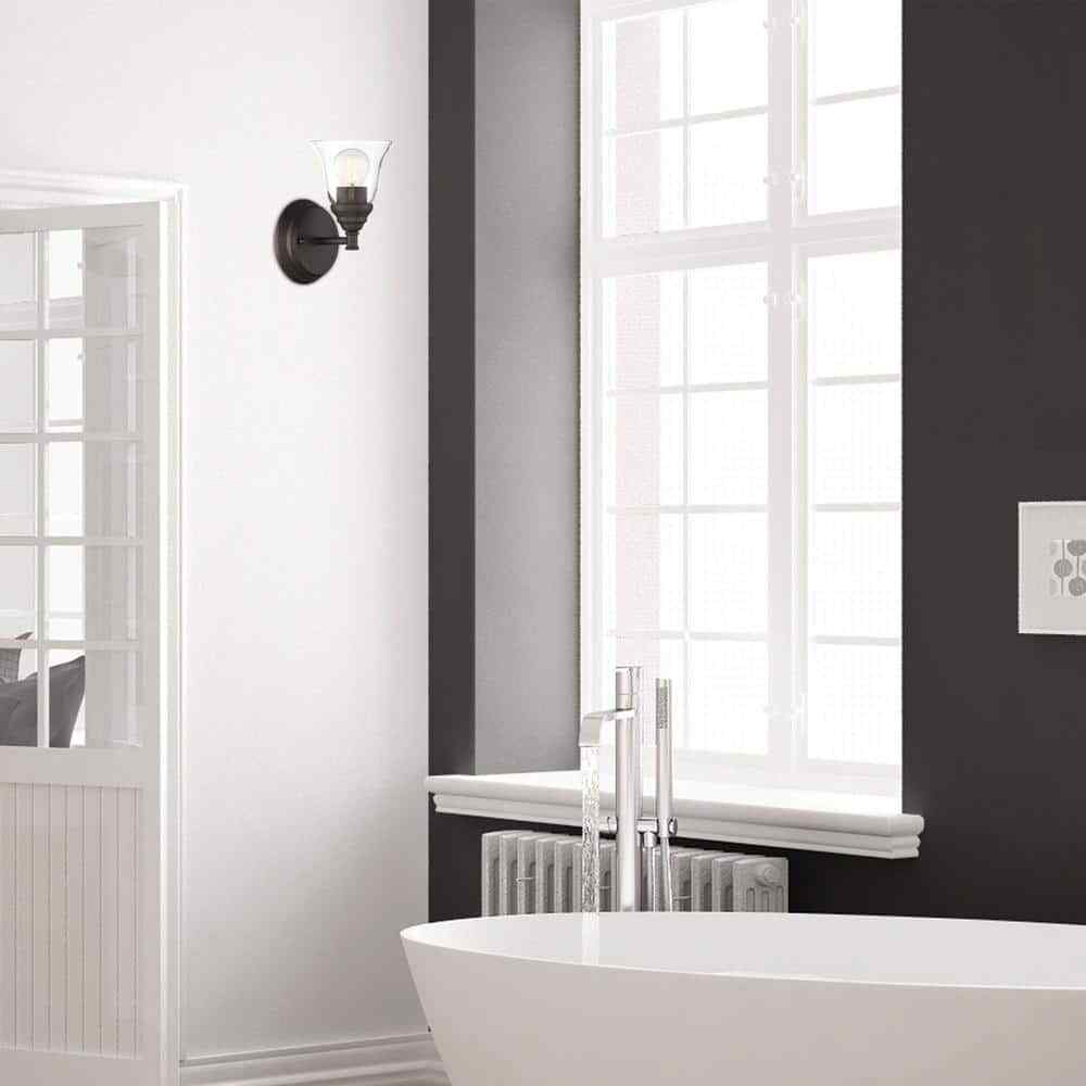 Hampton Bay Marsden 1-light Oil Rubbed Bronze Transitional Indoor Wall Sconce