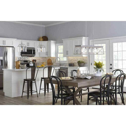 Progress Lighting Briarwood 5-Light Bleached Oak Farmhouse Chandelier Light